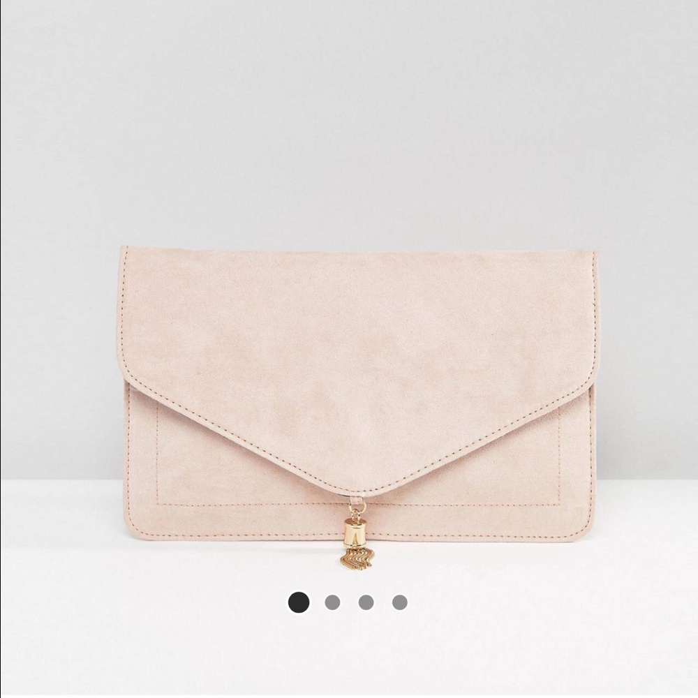 Asos tassel clutch bag
